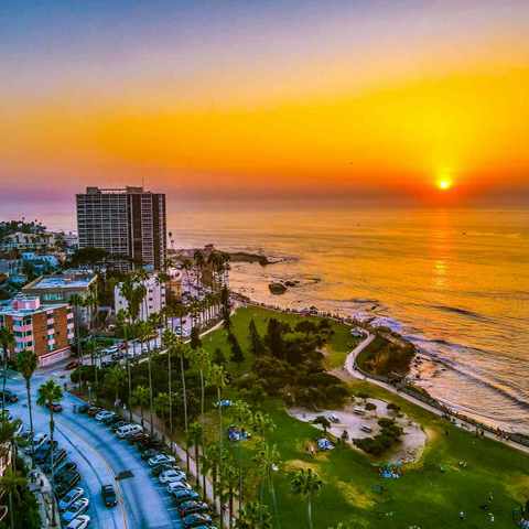 Sunset La Jolla Cove